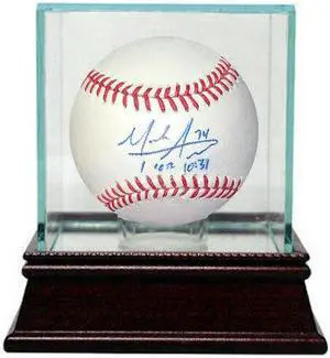 Mark Appel signed Rawlings Official Major League Baseball 1 Cor 10:31 w/ Glass Case- JSA Hologram #HH18387 (Astros/Phillies) Mark Appel signed Rawlings Official Major League Baseball 1 Cor 10:31 w/ Glass Case- JSA Hologram #HH18387 (Astros/Phillies)