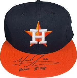 Mark Appel signed Houston Astros New Era Authentic Collection Fitted Cap Rom 8:28- JSA Hologram #HH18409