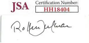 Roberto Alomar signed 1x3 Cut Signature- JSA Hologram #HH18404 (Orioles/Indians/Blue Jays)