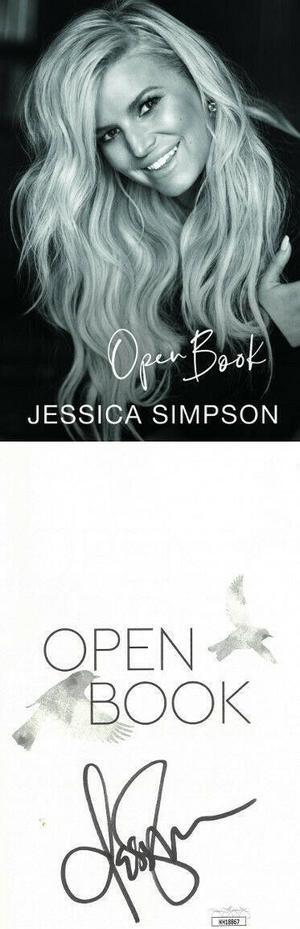 Jessica Simpson signed 2020 Open Book Hardcover Book- JSA
