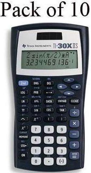 Texas Instruments TI-30X IIS Scientific Calculator - 2 Line(s) - LCD - Battery/Solar Powered