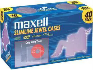 MAXELL JEWEL CASE SLIM MAXELL JEWEL CASE SLIM