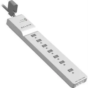 7-Outlet Surge Suppressor With Phone/Modem Protection - 6' Cord