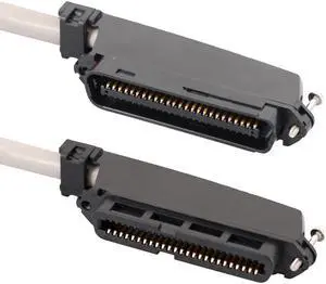 25-PAIR CABLE ASSEMBLY, F-M, 90°, 25'