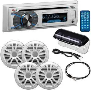 BOSS AUDIO MCK508WB.64S PACKAGE W/ MR508UABW STEREO,