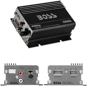 Boss Audio Systems CE102 Chaos Epic Compact All-Terrain Class AB Amp (2 Channels, 100 Watts)