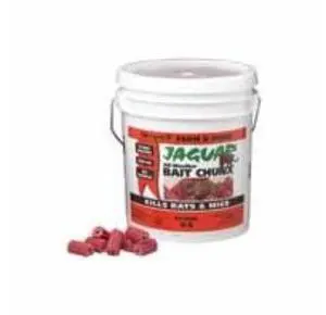 Jaguar Rodenticide,  Chunks,  18 lb.,  Brodifacoum Red   31418