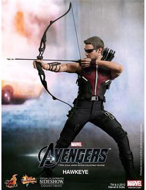 Hawkeye The Avengers Movie Masterpiece Series 1/6 Scale Hot Toys Figure