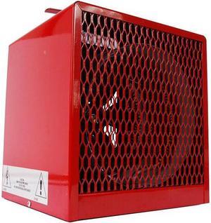 DAYTON 3VU34 Portable Electric Jobsite & Garage Heater, 4000W/3000W, 208/240V AC