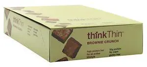 Brownie Crunch - Box - Think Thin - 10 Bars - Box Brownie Crunch - Box - Think Thin - 10 Bars - Box