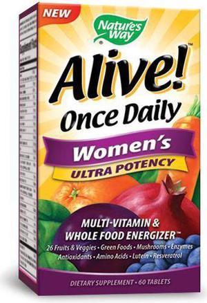 Alive Once Daily Womens Ultra Potency - Nature's Way - 60 - Tablet