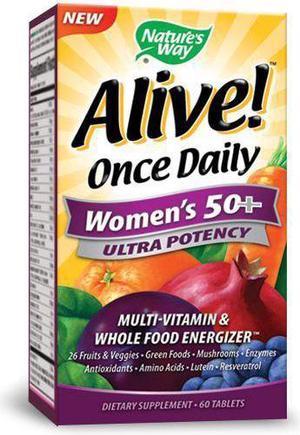 Alive Once Daily Womens 50+ Ultra Potency - Nature's Way - 60 - Tablet
