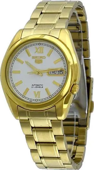 Seiko 5 Gold Watch SNKL58K1