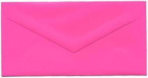 JAM Paper® Monarch (3 7/8 x 7 1/2) Paper Envelope - Brite Hue Ultra Fuchsia Hot Pink - 25 envelopes per pack