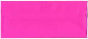 JAM Paper® #10 (4 1/8 x 9 1/2) Paper Business Envelope - Brite Hue Ultra Fuchsia Hot Pink - 25 envelopes per pack