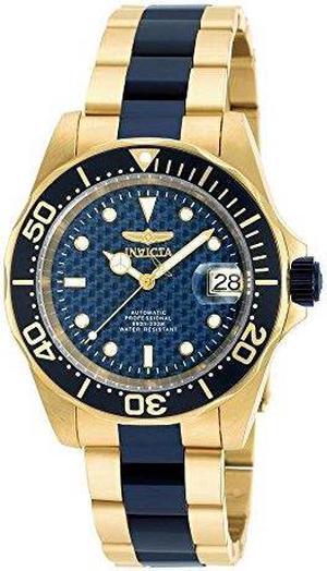 Invicta Men's 90185 Pro Diver Automatic 3 Hand Dark Blue Dial Watch