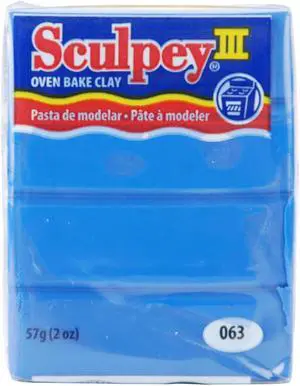 Sculpey III Polymer Clay 2oz-New Blue