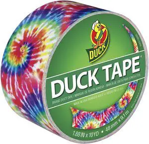 Patterned Duck Tape 1.88"X10yd-Love Tie-Dye