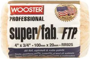 WOOSTER R241-4 4" Paint Roller Cover, 3/4" Nap, Knit Fabric