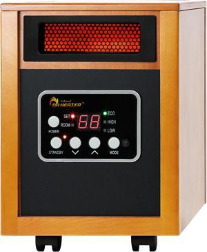 Dr Infrared Heater DR-968, Advanced Dual Heating System, Portable Quartz Infrared Space Heater, 1500-Watt