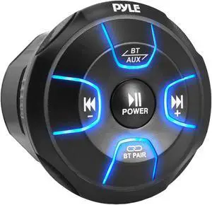Pyle PLMRBT19 Universal Waterproof Full Range Amplified Wireless Bluetooth Audio Receiver Remote Controller