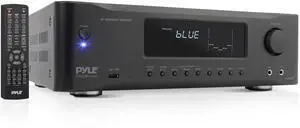 Pyle 5.2-Channel Hi-Fi Bluetooth Stereo Amplifier - 1000 Watt AV Home Speaker Subwoofer Sound Receiver w/ Radio, USB, RCA, HDMI, MIC IN, Wireless Streaming, Supports 4K UHD TV, 3D, Blu-Ray