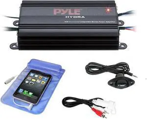 Bluetooth Marine Amplifier Kit, 4-Ch. Waterproof Audio Power Amp System