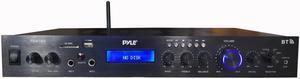 Pyle Home Theater Amplifier Audio MP3/USB/SD/AUX/FM Black Receiver Sound System with Bluetooth Wireless Streaming
