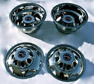 17" Stainless Steel Dually Wheel Simulator Set for 2011~Current GM/Chevy 3500HD