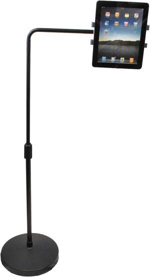 Mobotron iPad / Tablet Floor Stand with Swivel L-Arm - MH-207 Black
