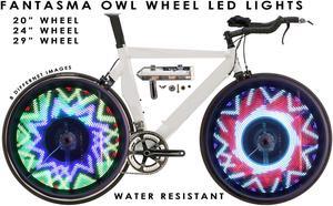 Fantasma OWL BK-2071 Bicycle On-Wheel LED Imaging System  (20"~up) - Preprogrammed Images