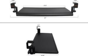 Mobotron Under-desk Keyboard Clamp Tray Electronic Device Platform