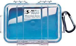 Pelican Micro Case 1020 Blue/Clear 1020 BLUE/CLEAR