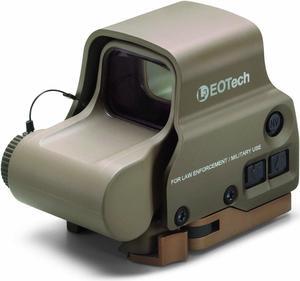 EOTech Tactical, Holographic, Night Vision Compatible Sight, 68MOA Ring with 2 1MOA Dots, Tan Finish, Side Buttons, incl