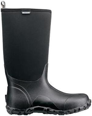 Bogs Rubber Boot Classic High Mens Black Size 8