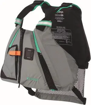 ONYX MOVEMENT DYNAMIC PADDLE SPORTS LIFE VEST M/L AQUA