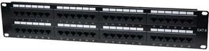 Intellinet Network Solutions 560283 Cat-6 Patch Panel, 48 Port, Utp, 2U