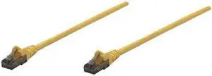 Intellinet Network Cable, Cat6, UTP, RJ45 Male / RJ45 Male, 0.5 m (1.5 ft.), Yellow
