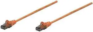 Intellinet Network Cable, Cat6, UTP, RJ45 Male / RJ45 Male, 0.5 m (1.5 ft.), Orange