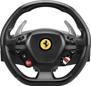 Thrustmaster - T80 Ferrari 488 GTB Edition Racing Wheel for PlayStation 4 and Windows - Black Thrustmaster - T80 Ferrari 488 GTB Edition Racing Wheel for PlayStation 4 and Windows - Black