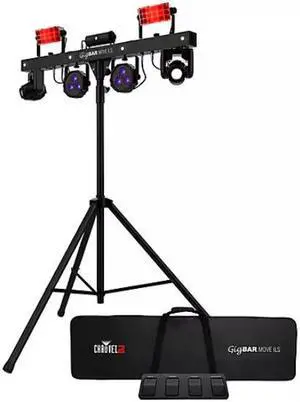 Chauvet DJ Gig Bar Move ILS | 10W Movers 10.5W Quad Pars RG Laser