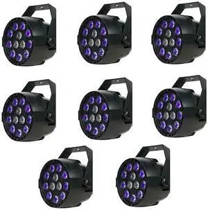 Eliminator Mini Par UVW LED 8pc Pack