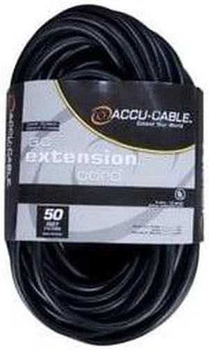 American DJ EC-123-50 | 50' 12-Gauge Black Extension Cord American DJ EC-123-50 | 50' 12-Gauge Black Extension Cord