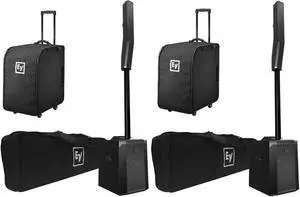 Electro-Voice Evolve 50 Package (2x Speaker Systems w/ Rolling Bags)