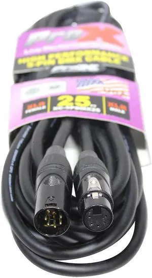 ProX XC-5PDMX25 | 25\' 5-Pin DMX Cable