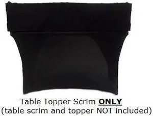 Scrim King TTP401-RS-B | Replacement Scrim for Table Top Facade (Black)