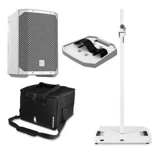 Electro-Voice Everse 8 W Ceremony Package | Ceremony & Cocktail Audio System | w/ Stand, Tray & Carry Bag