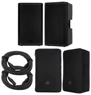 RCF Dual ART 915A Package |  Pair with Covers and Cables