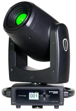 Eliminator Stryker Spot | 150W LED Moving Head | Zoom, Focus, Dual Prisms & Rotating Gobos