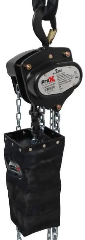 ProX XT-MCH2T30FT | 2-Ton Manual Chain Hoist with 30 Ft Chain for Stage Truss & Line Arrays